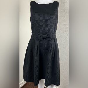 Lotus Grace Fit and Flare Bow Cocktail Dress